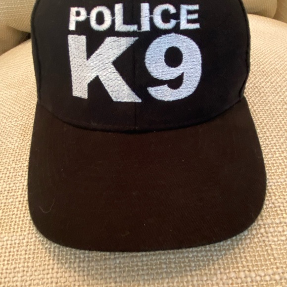Cobra Police K9 Black Unisex Cap w White Embroidery /Adjustable - Picture 3 of 9